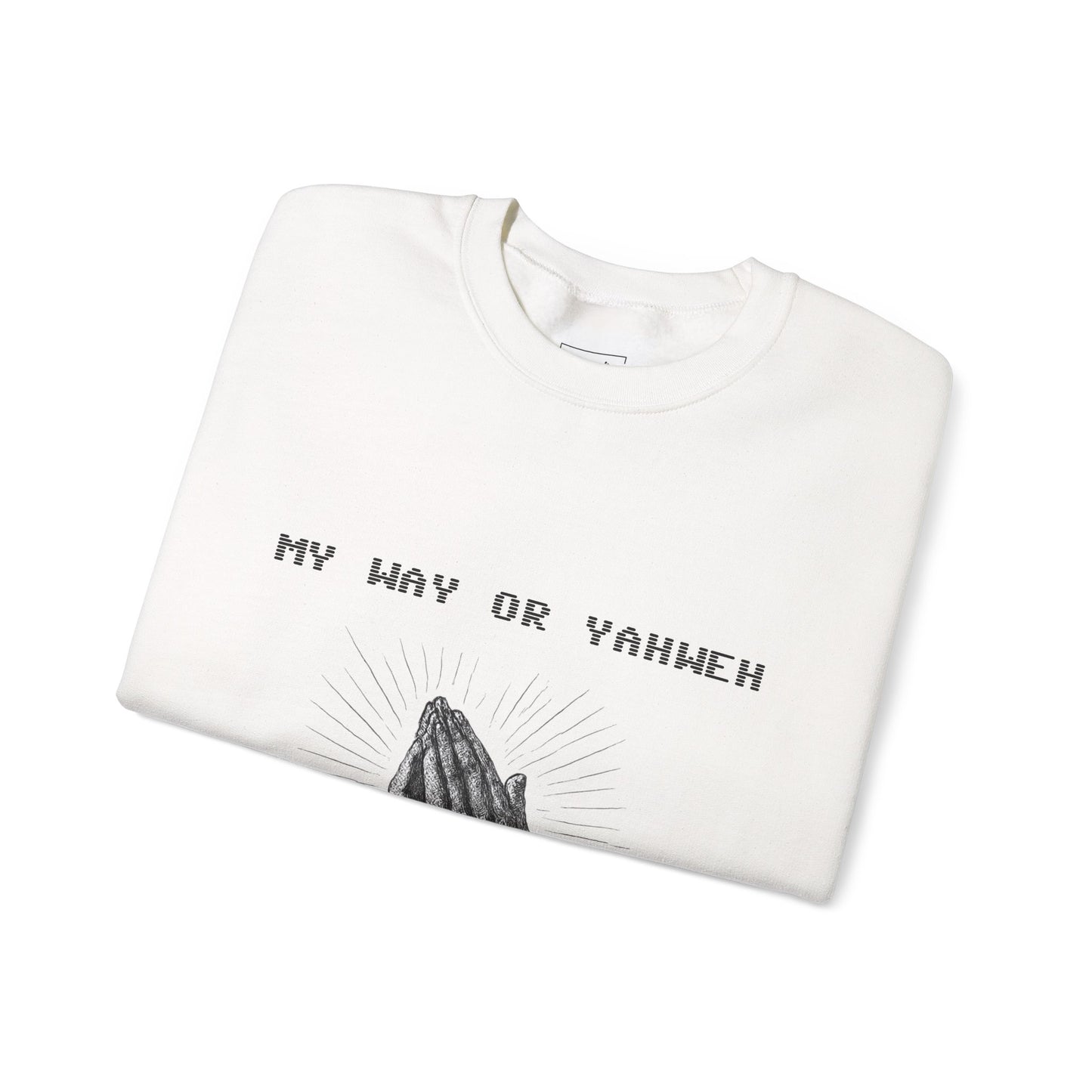 PRAYER WARRIOR CREWNECK | Bible Scripture on Back | Unisex Christian Hoodie