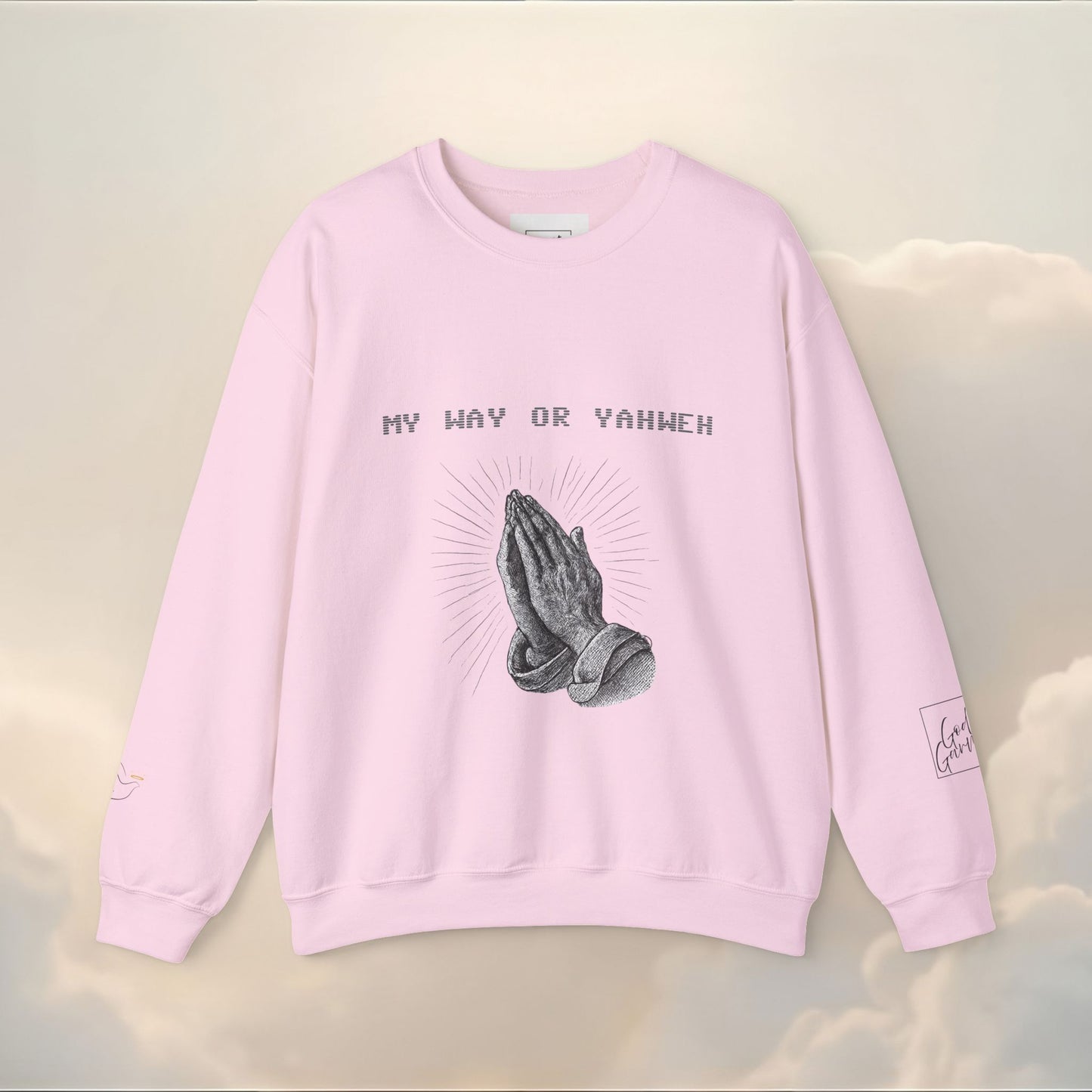 PRAYER WARRIOR CREWNECK | Bible Scripture on Back | Unisex Christian Hoodie