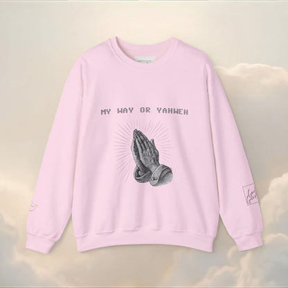 PRAYER WARRIOR CREWNECK | Bible Scripture on Back | Unisex Christian Hoodie