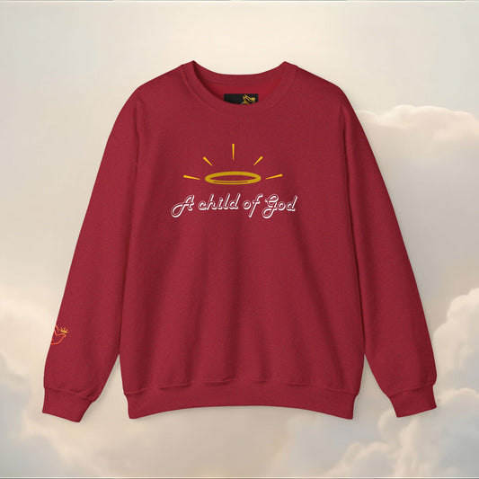 A Child Of God Sweatshirt |  Scripture on Back