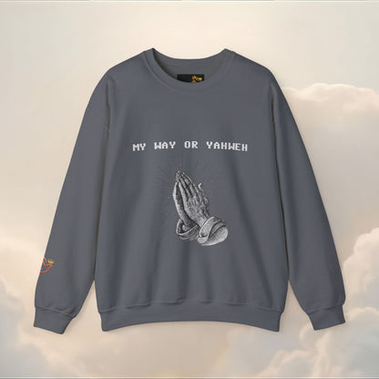 PRAYER WARRIOR CREWNECK | Bible Scripture on Back | Unisex Christian Hoodie