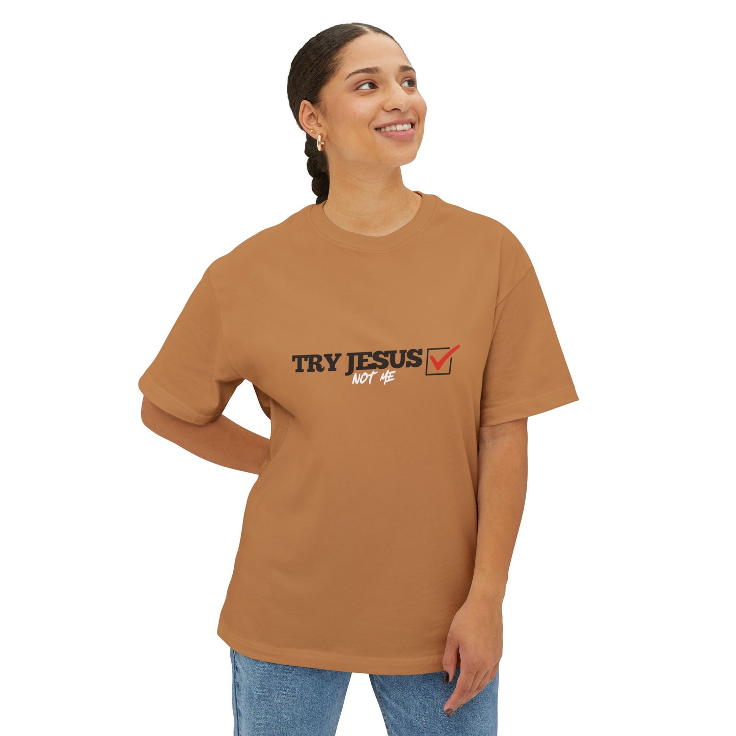 TRY JESUS NOT ME TEE | FAITH X STREETWEAR STYLE