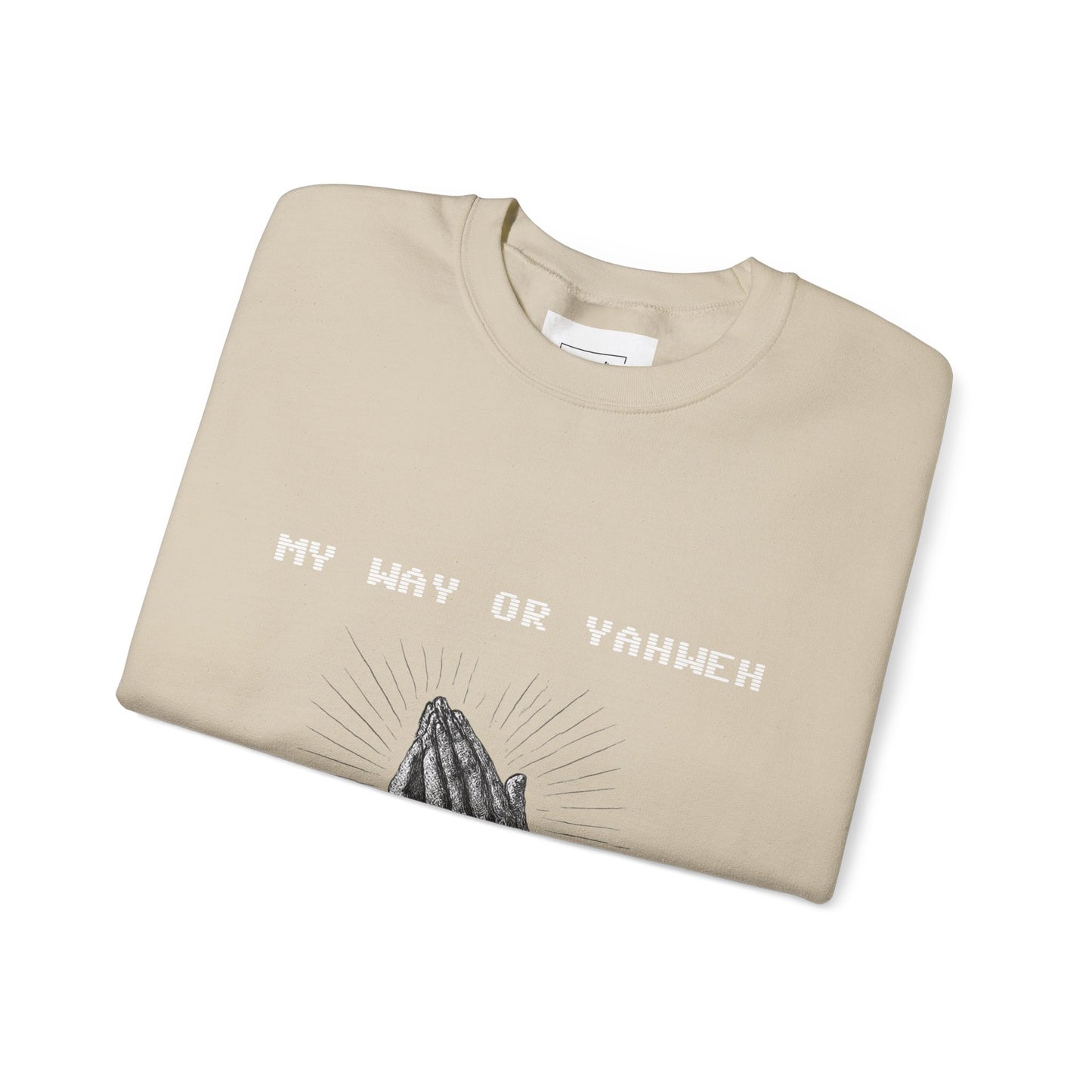 PRAYER WARRIOR CREWNECK | Bible Scripture on Back | Unisex Christian Hoodie