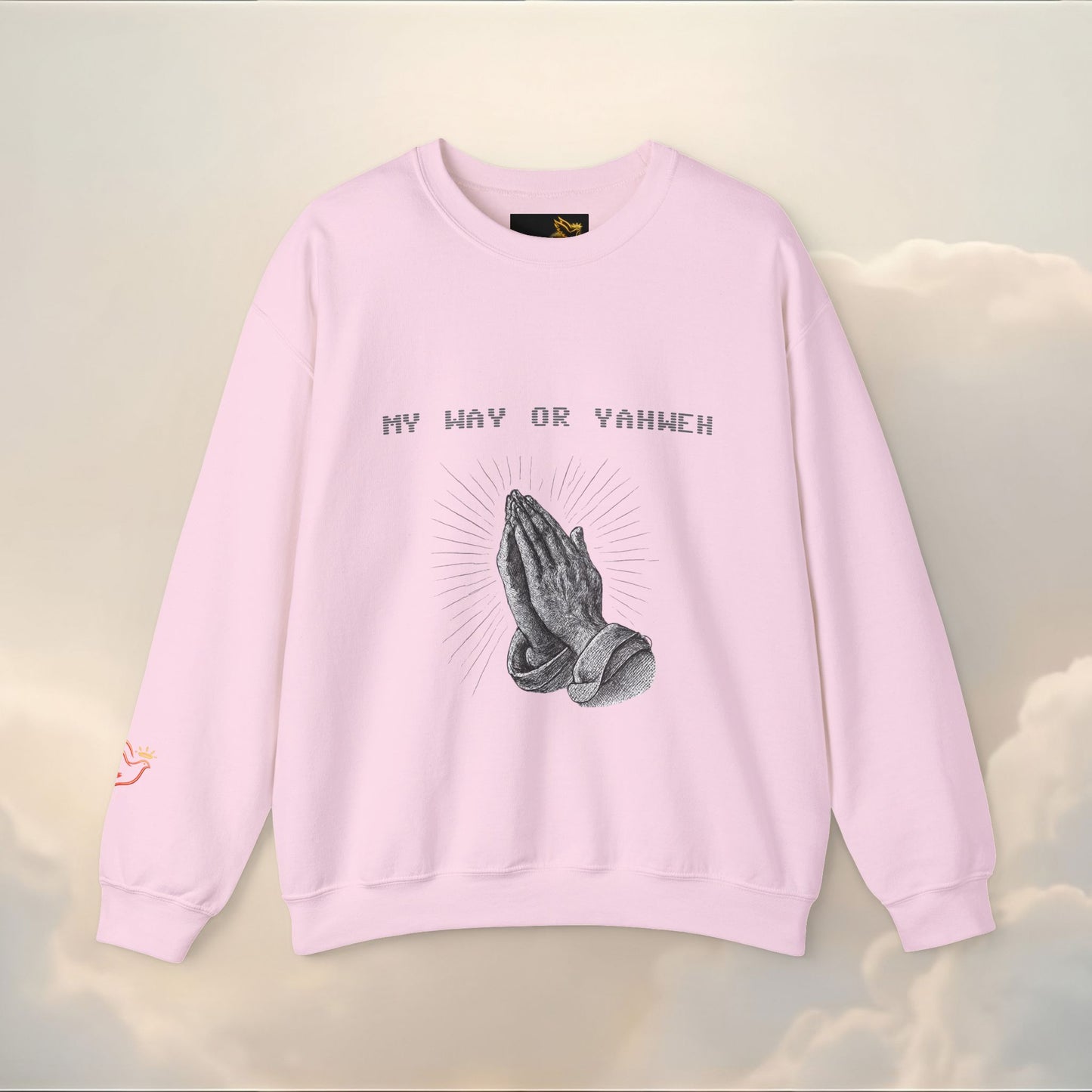 PRAYER WARRIOR CREWNECK | Bible Scripture on Back | Unisex Christian Hoodie