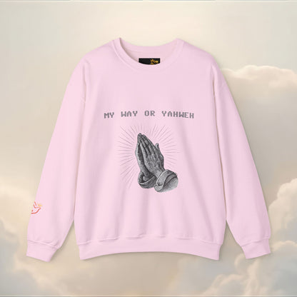 PRAYER WARRIOR CREWNECK | Bible Scripture on Back | Unisex Christian Hoodie