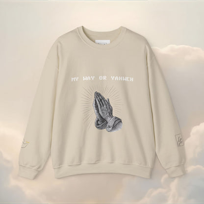 PRAYER WARRIOR CREWNECK | Bible Scripture on Back | Unisex Christian Hoodie