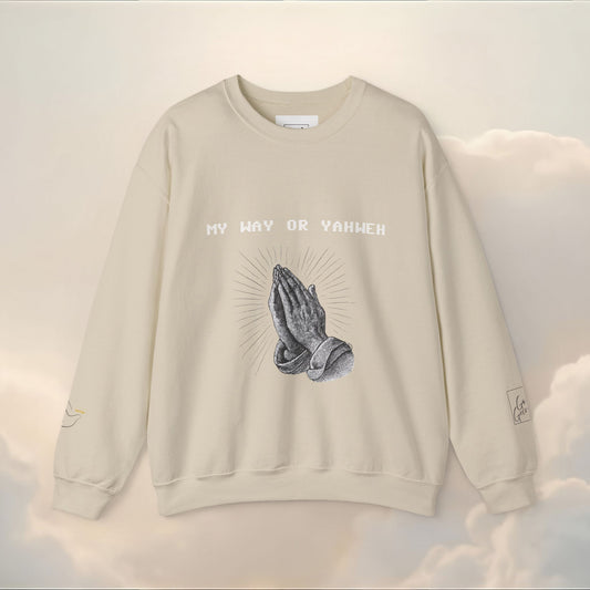 PRAYER WARRIOR CREWNECK | Bible Scripture on Back | Unisex Christian Hoodie