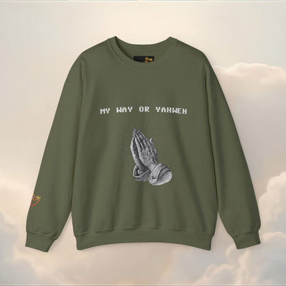 PRAYER WARRIOR CREWNECK | Bible Scripture on Back | Unisex Christian Hoodie