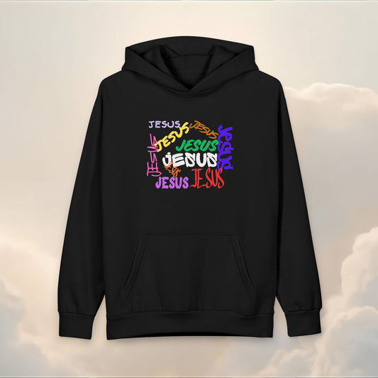 Jesus Graffiti Hoodie | Scripture on Back