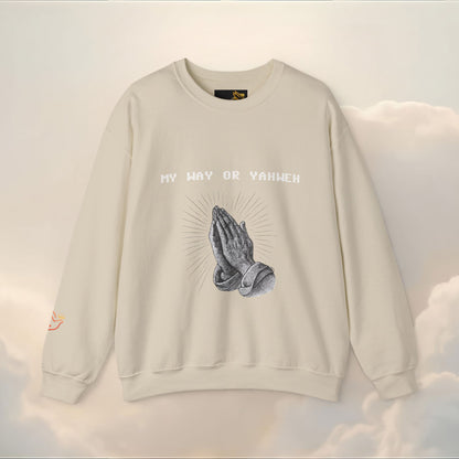 PRAYER WARRIOR CREWNECK | Bible Scripture on Back | Unisex Christian Hoodie