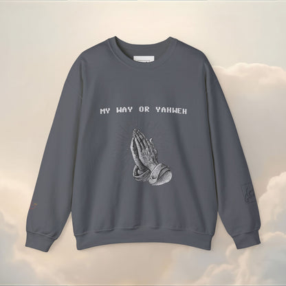 PRAYER WARRIOR CREWNECK | Bible Scripture on Back | Unisex Christian Hoodie